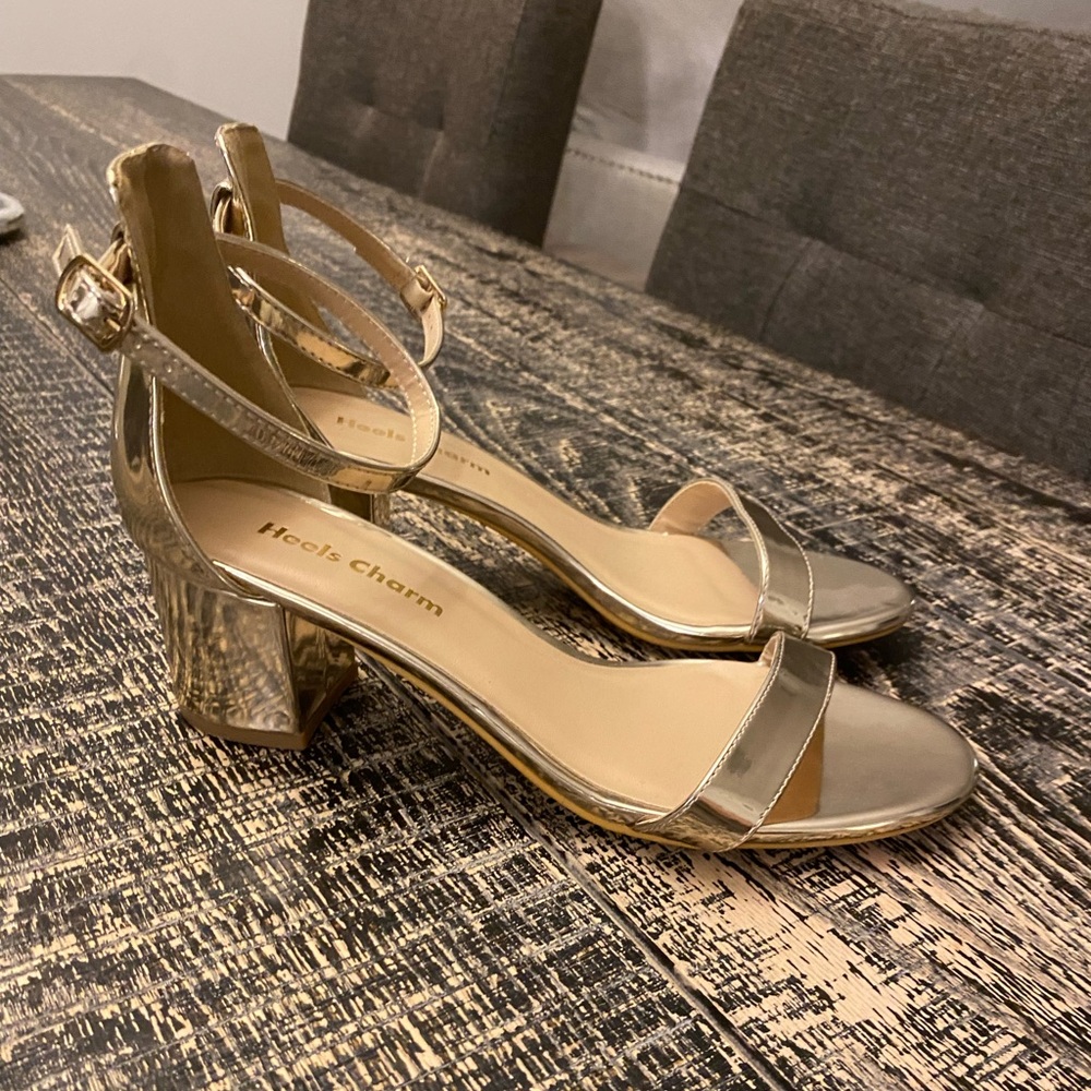 Metallic Gold Women's Sandals